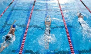 Swimming training